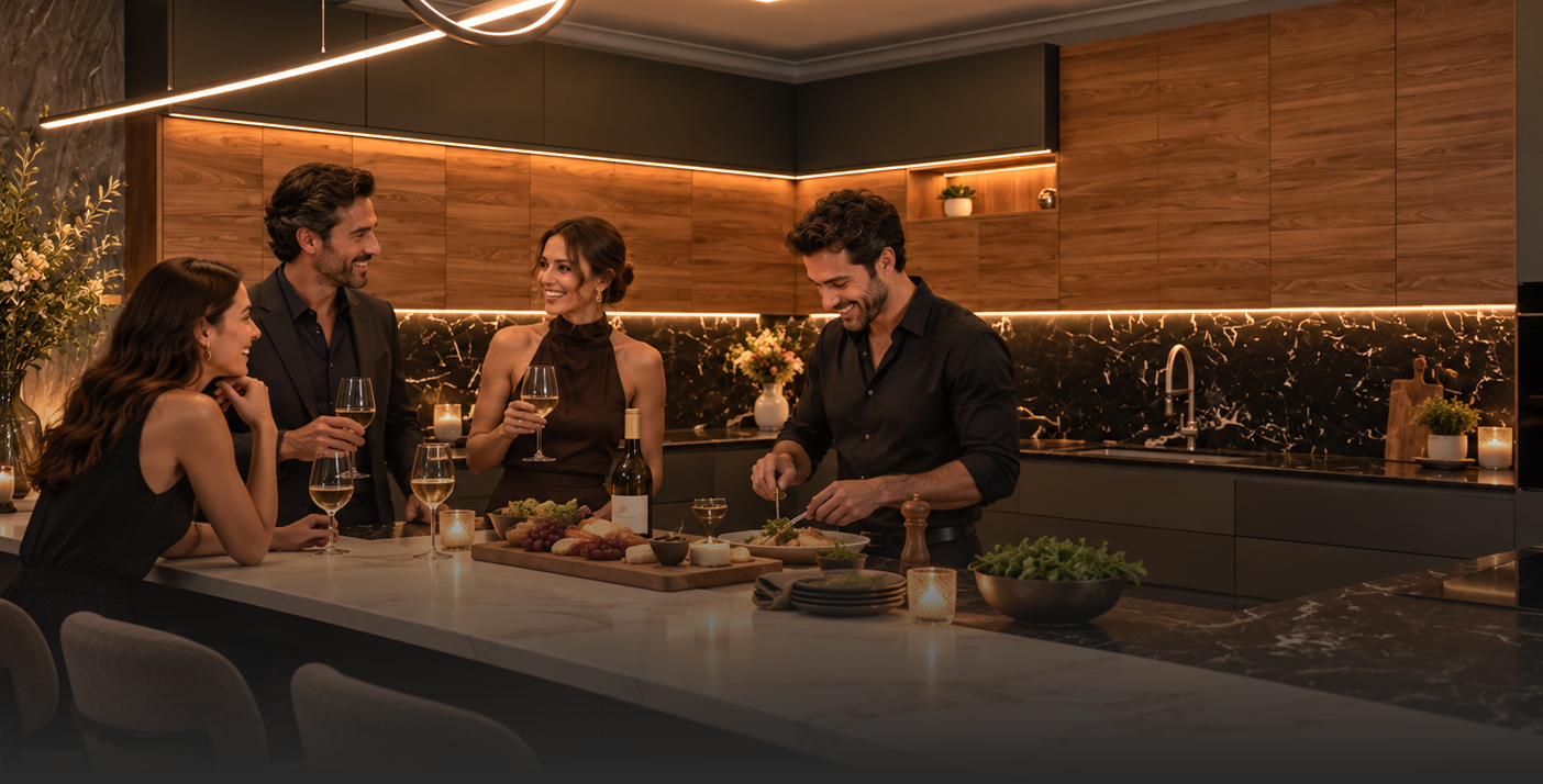 Designing Kitchens for Entertaining and Social Living